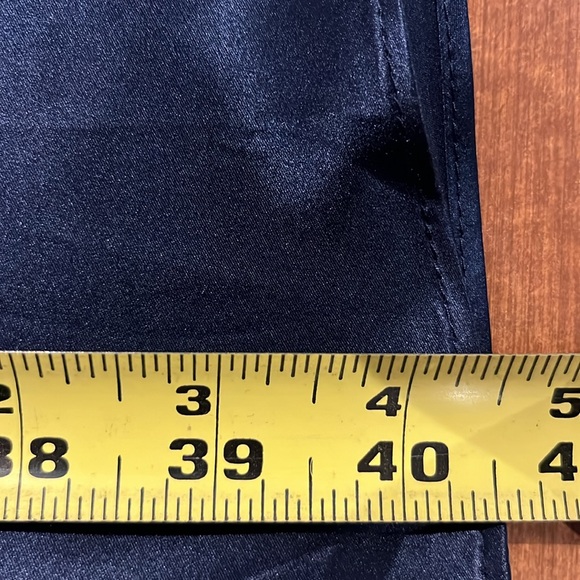 NWT Banana Republic Hyper Navy Blue Serenade Silk Maxi Skirt Size Small. - Picture 8 of 9